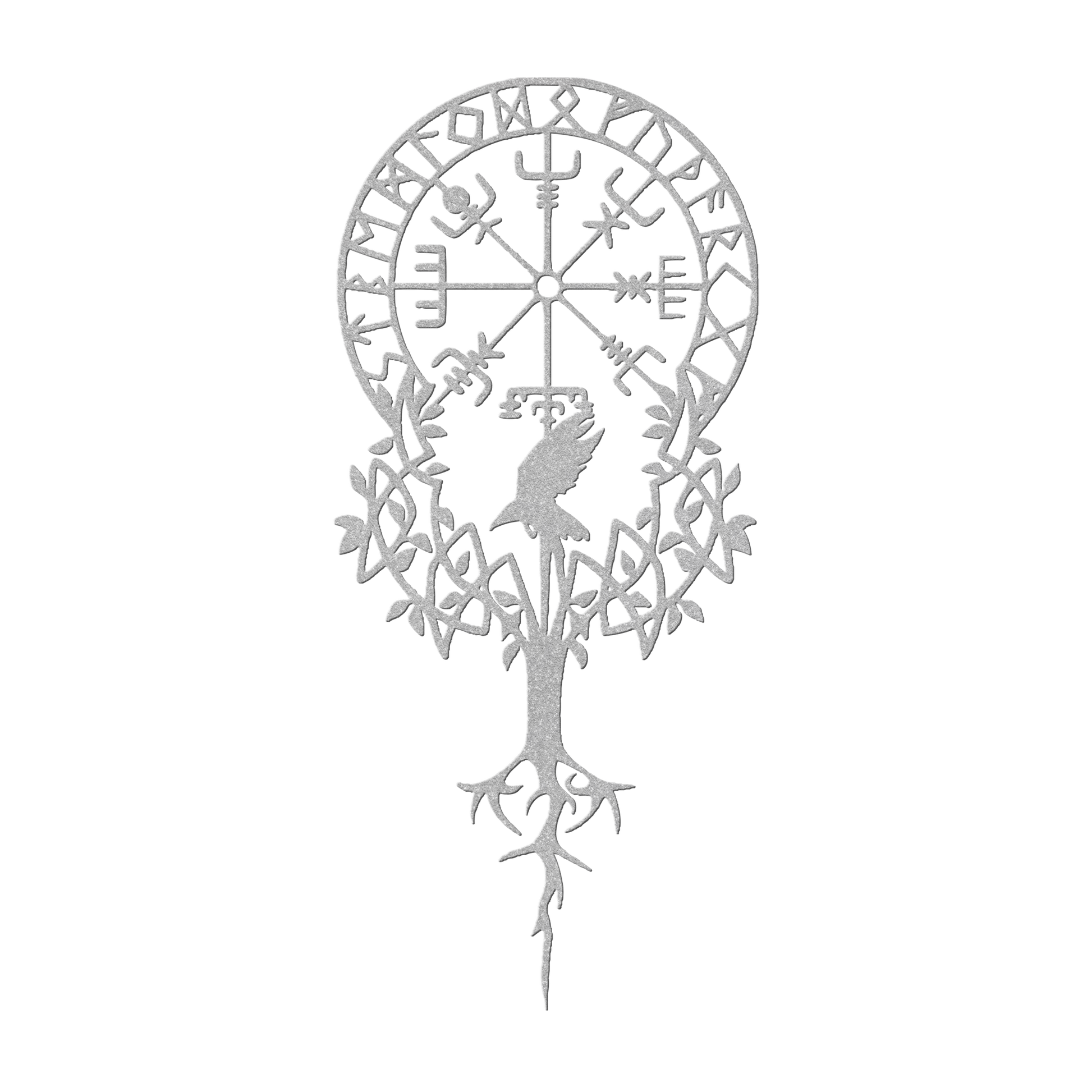 raven metal art