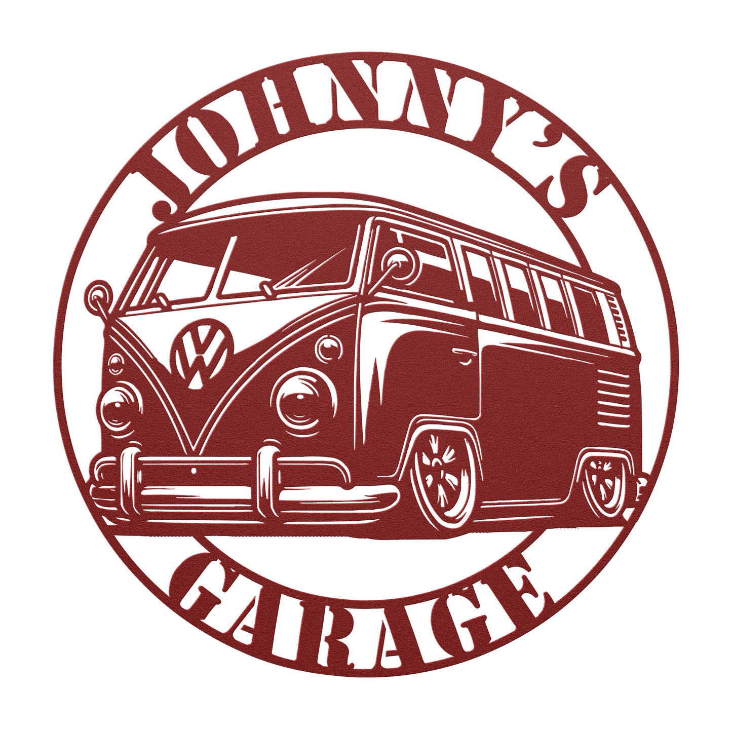 Volkswagen Van Metal Sign