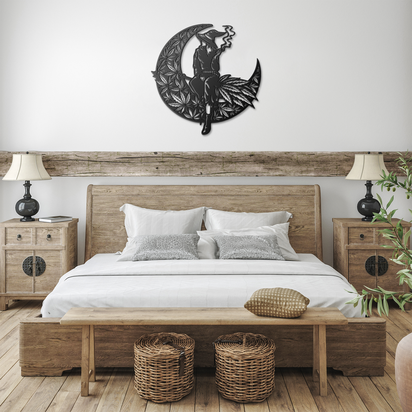 witch metal wall decor
