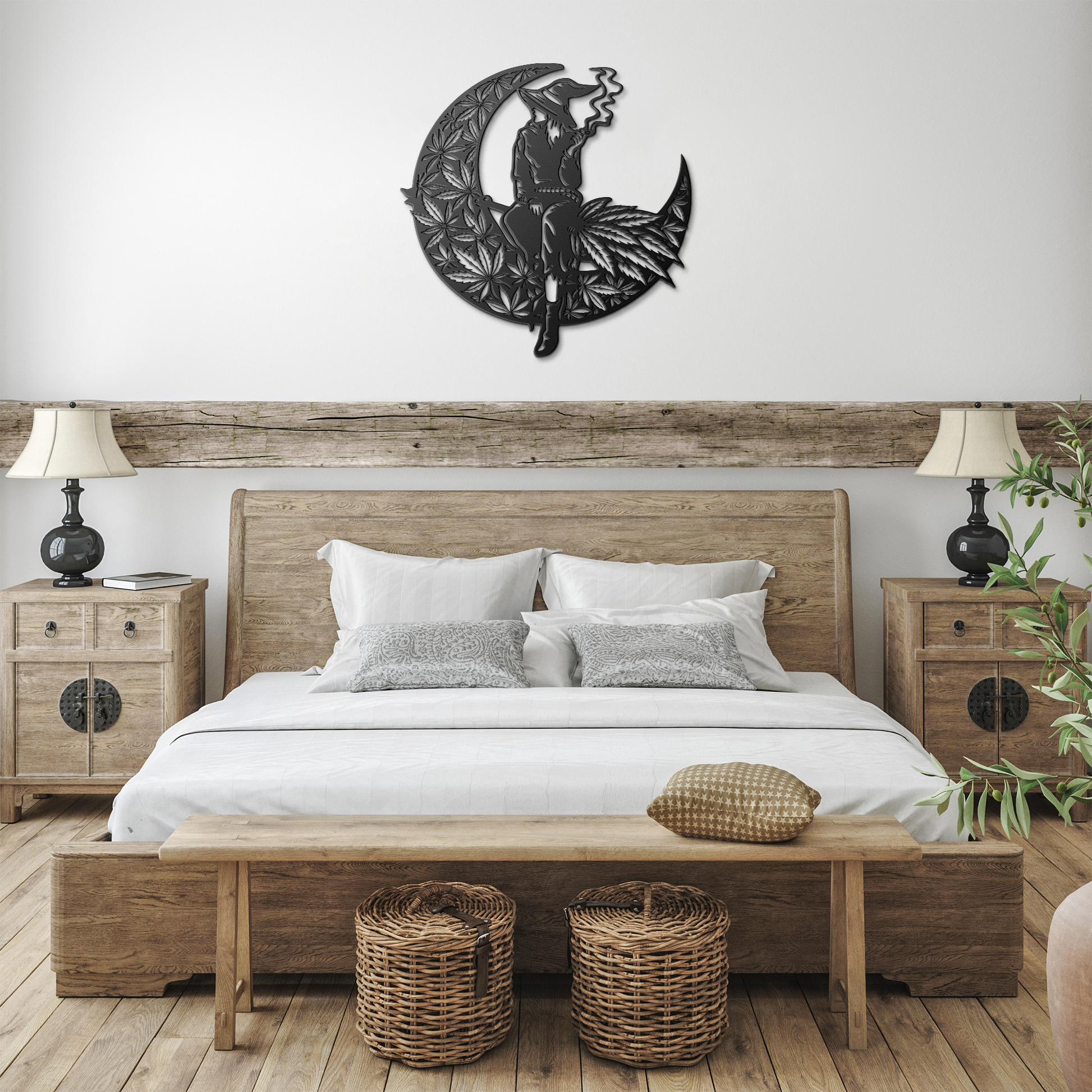 witch metal wall decor
