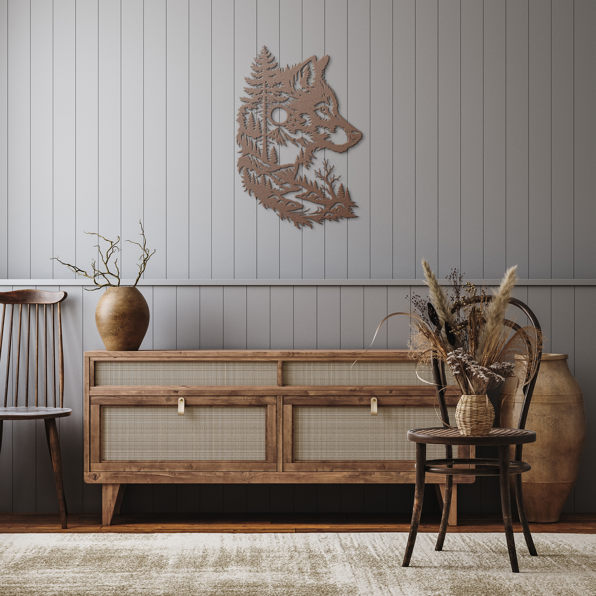 Wolf_Head_Tree_Metal_Wall_Art__Rustic_Copper_Rustic_Hallway_Mockup.png_15581232