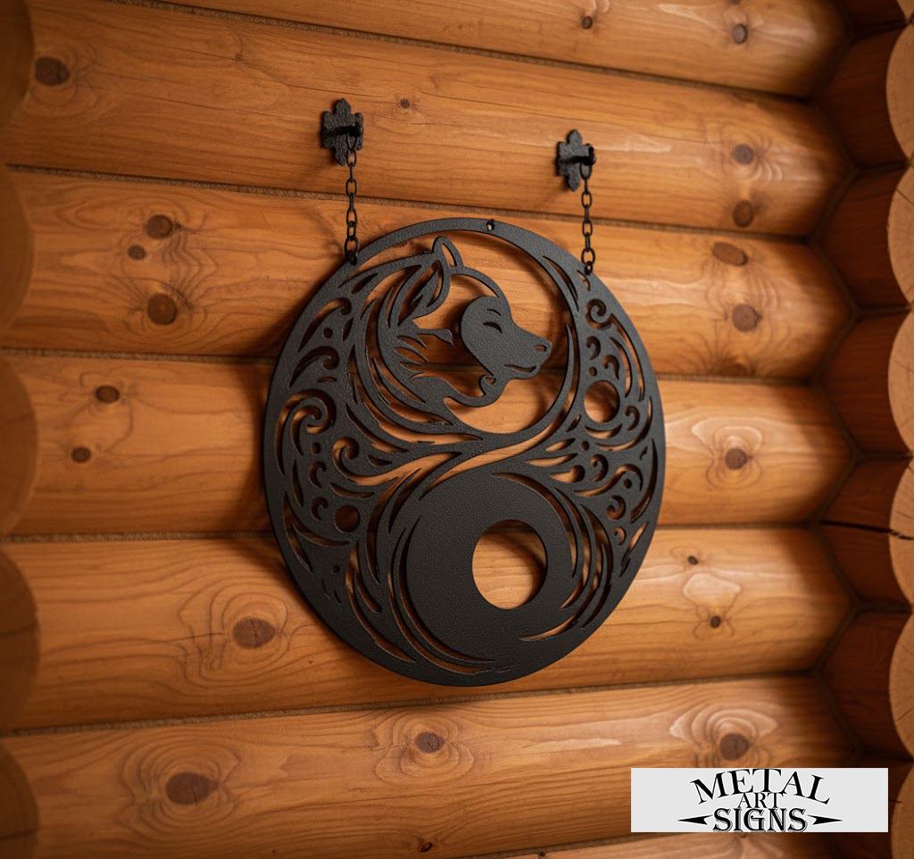 Norse mythology wolf wall art