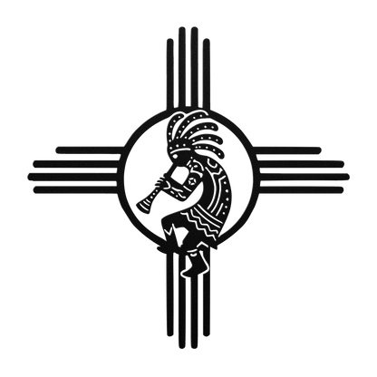 kokopelli metal sign